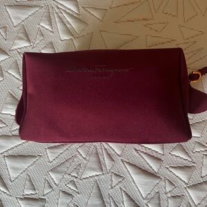 Salvatore Ferragamo Deep Red travel bag